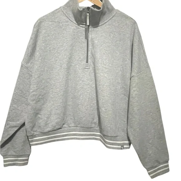 JoyLab Women's French Terry‎ 1/2 Zip Sweatshirt XXL - Picture 4 of 6